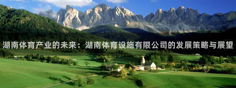 意昂4娱乐首页网站大全：湖南体育产业的未来：湖南体育设施有限 
