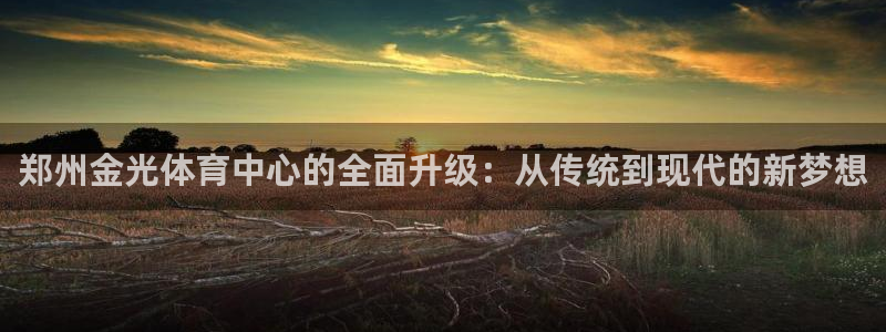 意昂4娱乐下载：郑州金光体育中心的全面升级：从传统到