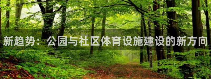 意昂体育4注册：新趋势：公园与社区体育设施建设的新方