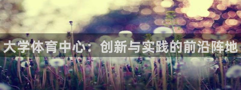 意昂体育4官方客服电话：大学体育中心：创新与实践的前