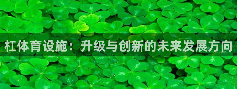 意昂4集团logo：杠体育设施：升级与创新的未来发展