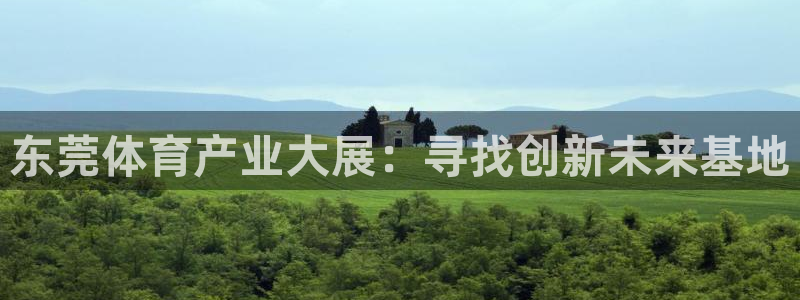 注册意昂4：东莞体育产业大展：寻找创新未来基地