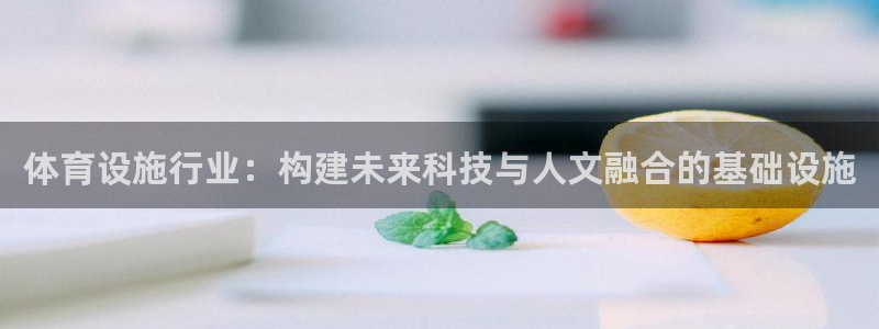 意昂体育4平台注册流程视频：体育设施行业：构建未来科